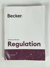 Becker CPA Exam Review Regulation Book PB V4.2 Exams After June 2022, Acceptable