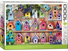 Birdhouses Jigsaw Puzzle, 1000 Piece - EuroGraphics