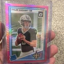 Panini Donruss Optic 2025 Tyler Shough #304 Pink Prizm Rated Rookie Saints