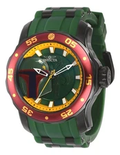 Invicta Star Wars Men's 48mm Boba Fett Limited Edition Green Quartz Watch 37209