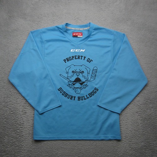 Sudbury Blueberry Bulldogs Hockey Jersey Adult Small Practice CCM Shoresy