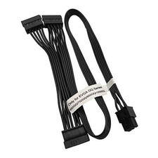 SATA Power Cable for EVGA GQ V1 Series Semi Modular PSUs, 6 Pin to SATA Port