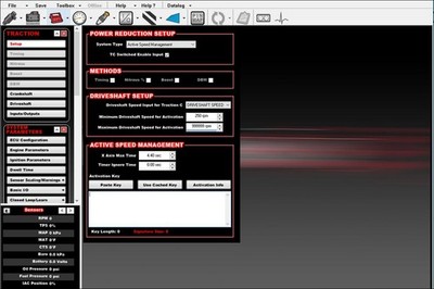 Holley Computer Aided Design Software - Active Speed Management - HP/Dominator