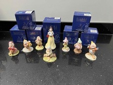Disney Snow White and the Seven Dwarves Royal Doulton Collection Complete. Boxed