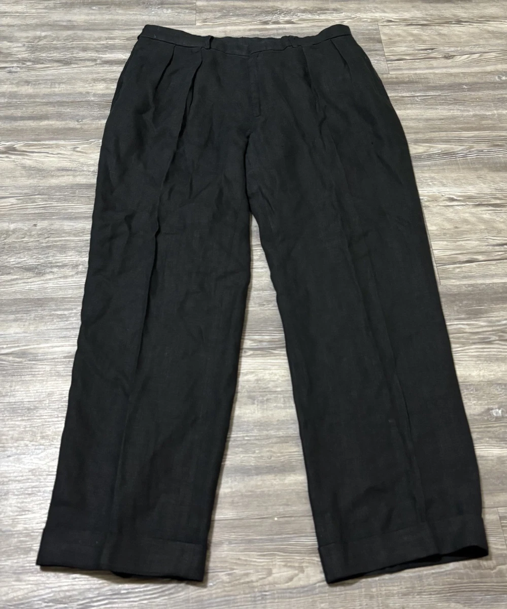 パンツ 90s Polo Ralph Lauren linen slacks Black Polo Ralph Lauren Black Linen Pants for Men for sale | eBay