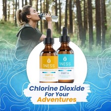 1ness Water Purification Drops CitricKit   2oz Glass Bottles  Free eBook