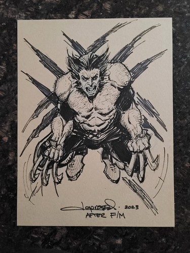 Ein Aaron Lopresti Original handgezeichnetes Vielfraß Kunstwerk #Comicsgate #CGKings