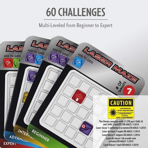 ThinkFun Laser Maze STEM Toy Set | Brain-Boosting Game | Award-Winning Activity - Picture 4 of 6