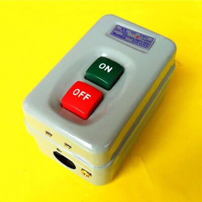 Push Button Switch Electric Power Control Box KH-305 3Phase Self Locking ON/OFF 