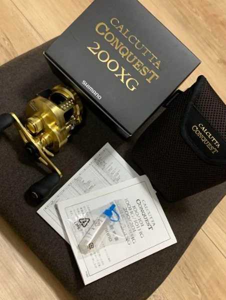 New SHIMANO Double Axis Reel 22 Calcutta Conquest 200XG 201XG (Right) From Japan