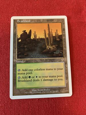 Magic: The Gathering - Brushland (Boscaglia) - Tenth Edition - Rara - Carta Singola