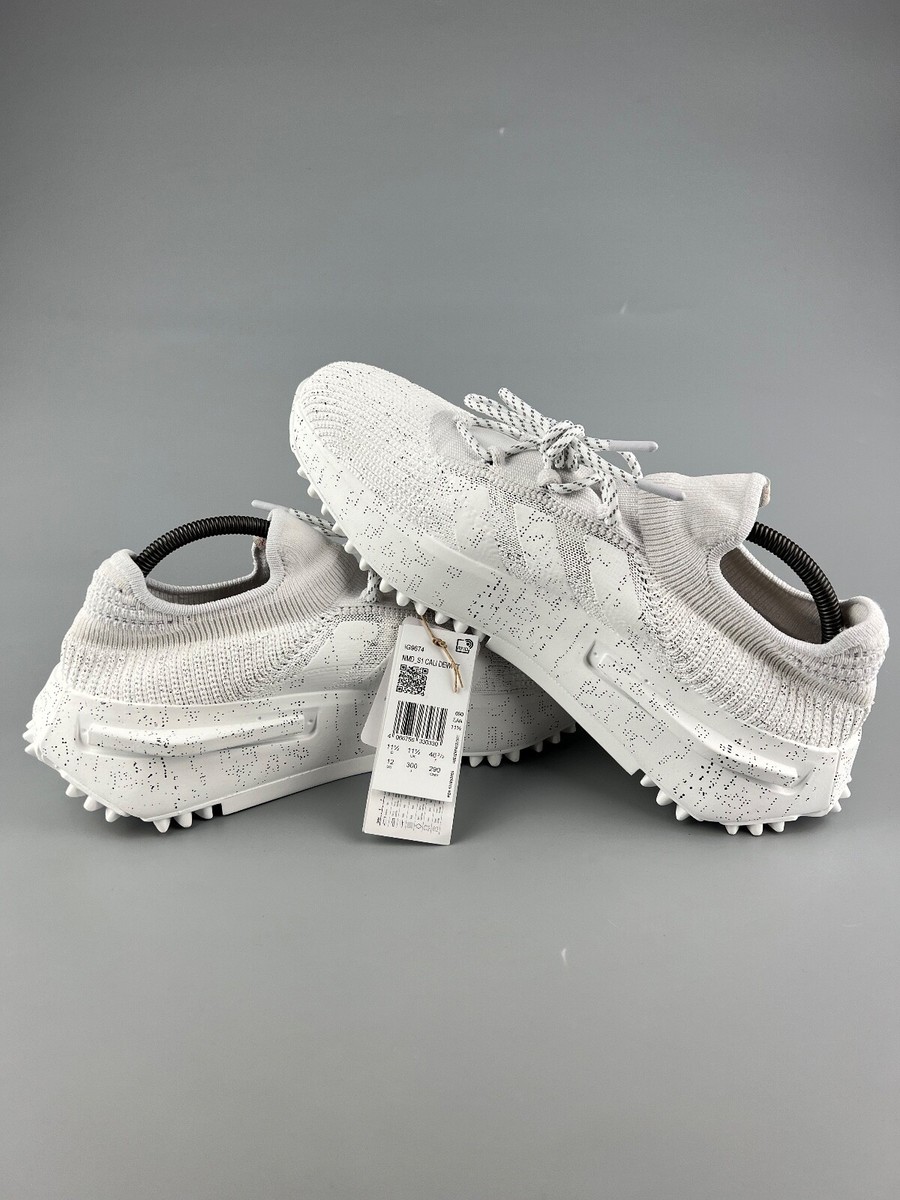 US 12 Adidas x Cali DeWitt NMD S1 Crystal White Sneakers US 12 Adidas x Cali DeWitt NMD S1 Crystal White Sneakers