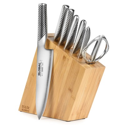 8 Piece Knife Set with Bamboo Block