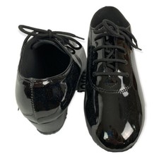 13.5 Alma Danza Youth Boys Girls Latin A230602B Dance Shoe Black Patent Leather