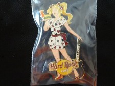 Hard Rock Cafe pin Foxwoods Girl Waitress w Aces Dress 2003