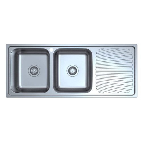 Otus Double Left Hand Bowl & Single Drainer Kitchen Sink - Picture 3 of 3
