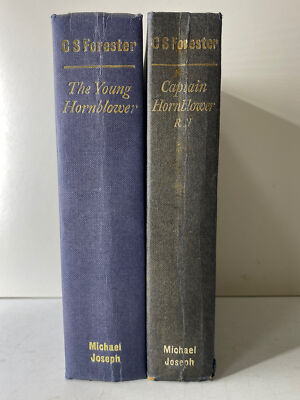 Bundle of 2 Vintage C. S. Forrester Hardback Books Inc. The Young Hornblower