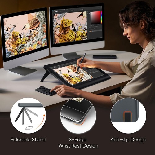 16-inch XPPen Artist Pro 16 Gen2 Drawing Tablet - 16384 Pressure Levels & Stand - Picture 10 of 11