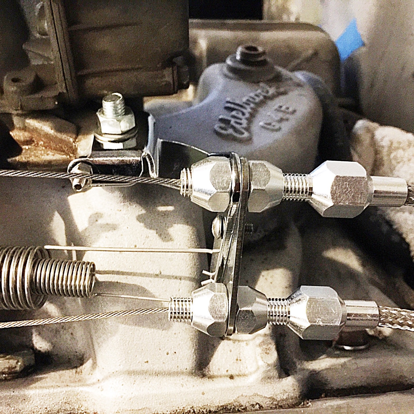 S/S Throttle and TH350 Kickdown Cable Kit eBay