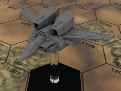 Phoenix Hawk LAM (Fighter) | DIW Exclusive | 3D-Printed Miniature for Battletech