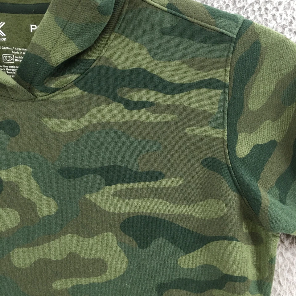 Xersion Hoodie Sweatshirts Womens PS Green Cotton Blend Camouflage Long Sleeve - Image 3 of 4