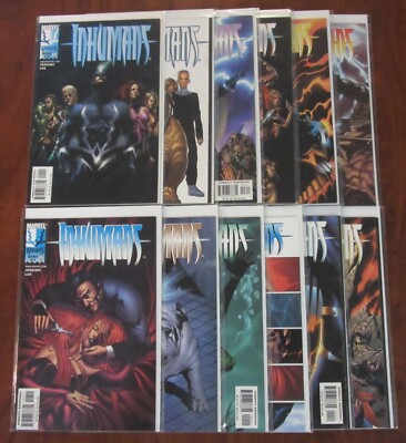 Inhumans #1-12 1998 Series NM (Complete Series, 1st Appearance Yelena Belova)