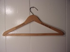 Vintage SOVEREIGN HOTEL, Miami Beach F Advertisement Wooden Clothes Hanger