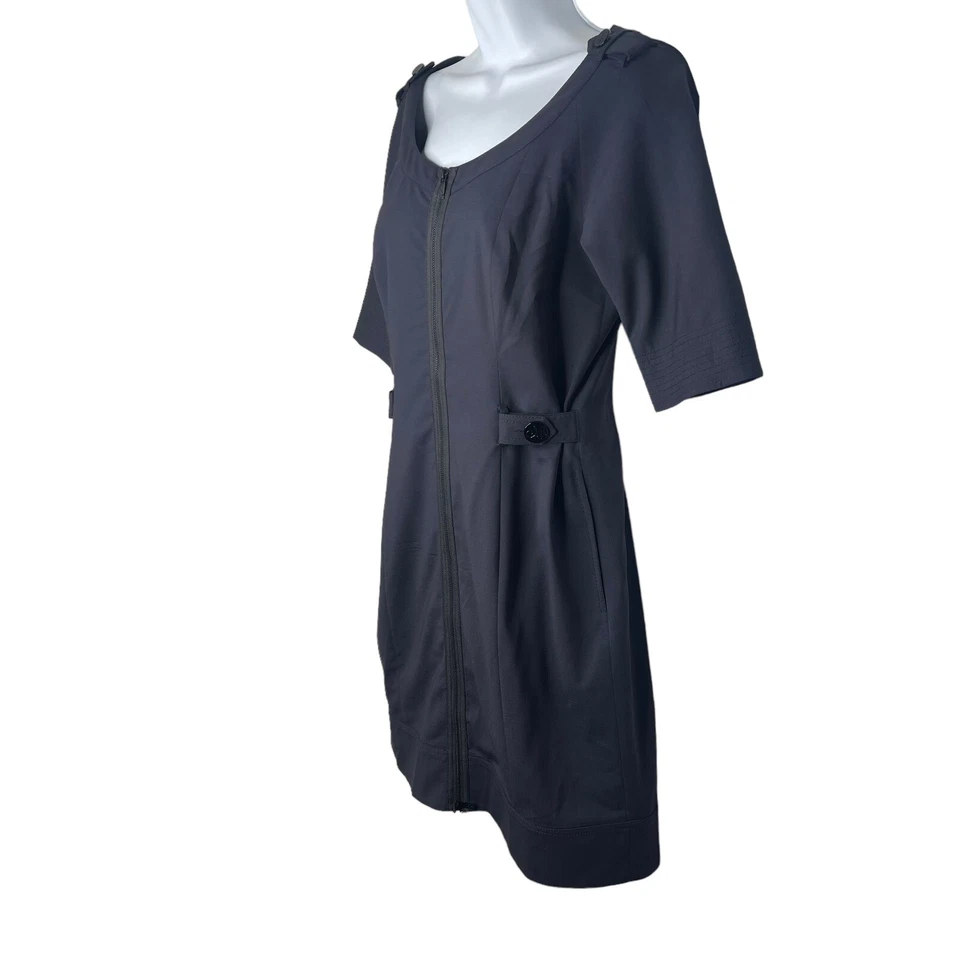 Vestido Z Spoke by Zac Posen Manga Corta Azul Marino Forrado Lana Talla 4 Cremallera Negocios Foto 3 de 4