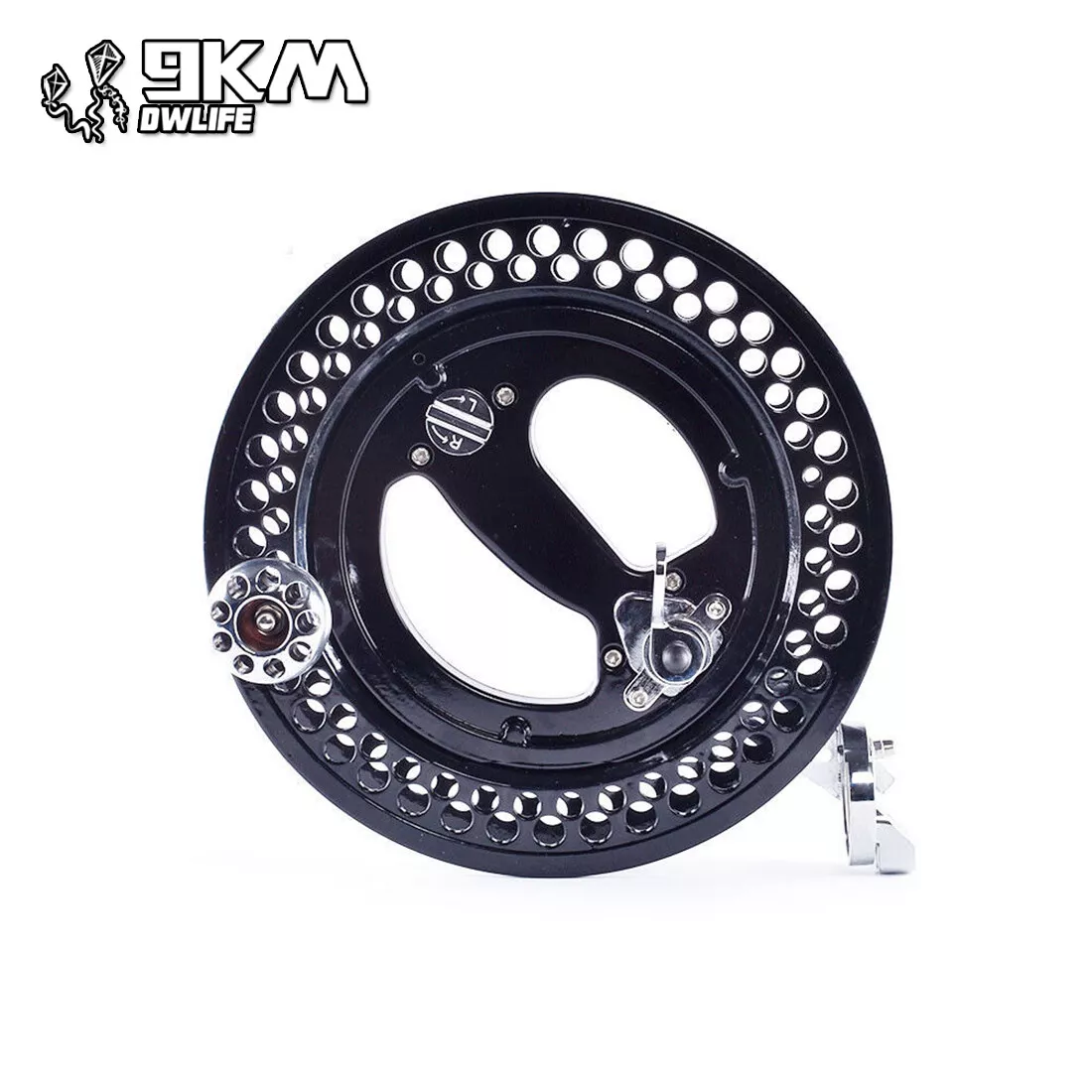 10.6 Heavy Duty Winder Kite Reel With Brake Ratchet Lock Metal