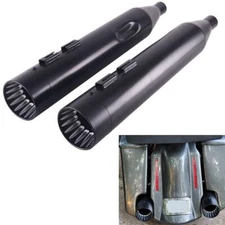 SHARKROAD 4.5" Slip On Mufflers For Harley Touring 95-16 Exhaust, Upgrading Loud