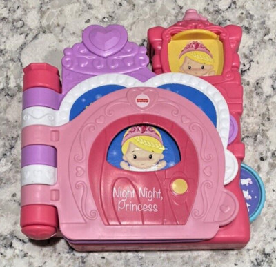Fisher Price Book Night Night Princess Talking Bedtime Story Disney Baby Fun Toy