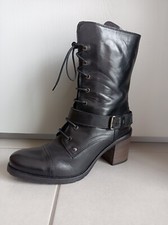 Stivaletti in pelle Donna taglia 40 STILE VITTORIANO adatto per Costumi Storici 