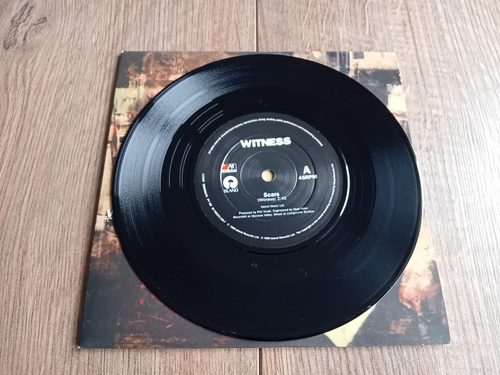 WITNESS - SCARS 7" 1999 UK INCLUDES INSERT & MAILER CARD ISLAND RECORDS EX - Foto 5 di 6
