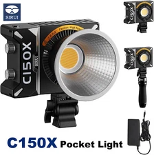 SIRUI C150X 150W LED Video Light COB Portable Bi-Color Photography Camera Light