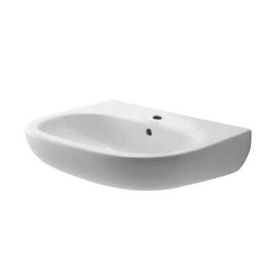 Duravit D-Code Waschtisch Waschbecken 55, 60 oder 65 cm optional mit Halbsäule