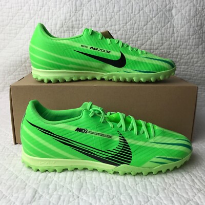 Nike Zoom Vapor 15 Academy MDS Turf Soccer Shoes Men's SZ 8 Green