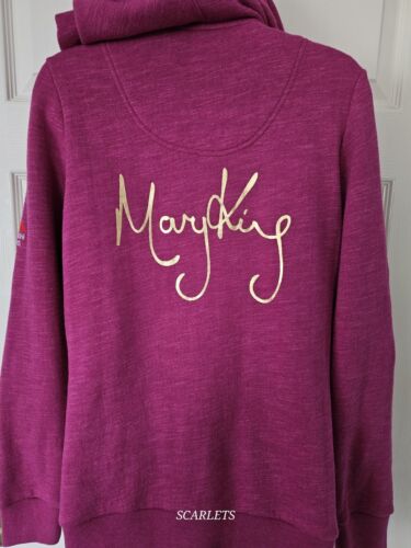 Sudadera con Capucha Joules Mary King Cremallera Completa Rosa Talla 10 Patrocinadores Mangas Largas Capucha - Imagen 10 de 13