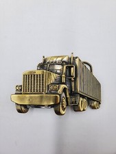 VTG THE GREAT AMERICAN BELT CO. SEMI-TRUCK AND TRAILER BELT BUCKLE