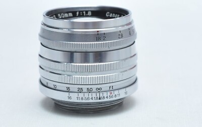 Canon 50mm f/1.8 MF Lens for Rangefinder 39mm Screw Mount LTM | eBay