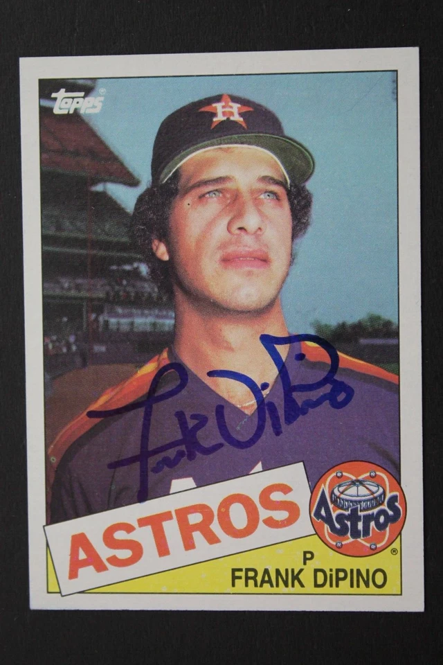 Frank DiPino Astros Cubs Autographed 1985 Topps #532 Signed Card 16L - Image 2 of 4