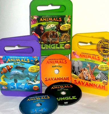 (未使用･未開封品)Mundo De Los Animales [DVD] Discover the World of Animals: Savannah DVD NEW SEALED