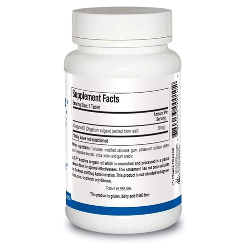 Biotics Research A.D.P. 120 Tablets Emulsified Oregano Oil exp 07