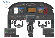 Cessna Citation M2 525 Cockpit Poster 24in x 36in
