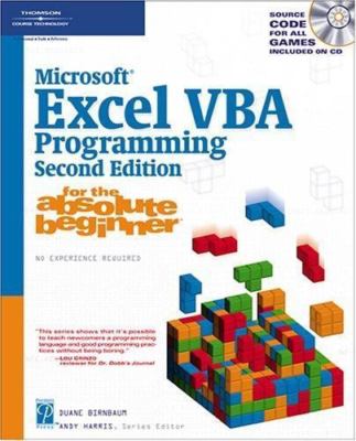Microsoft Excel VBA Programming for the Absolute Beginner [With CD-ROM]