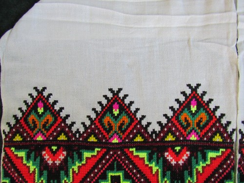 Vintage Embroidered Ukrainian folk towel rushnik handmade №325 - Picture 4 of 5