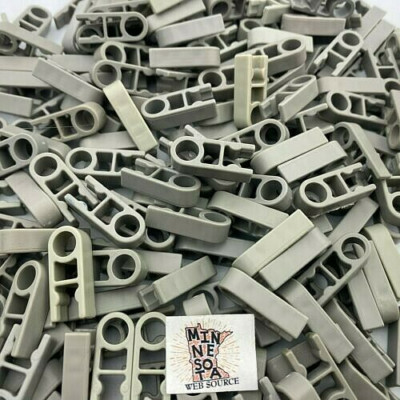 (100) K NEX Gray Clip Connectors   Hole End   USED OEM   Standard