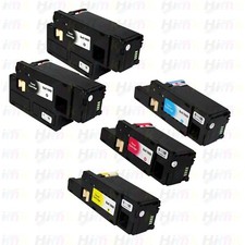 5PK 1660 High Yield Toner for Dell C1660 C1660w C1660cnw C1660dnw C1660dn