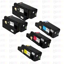 5PK 1660 High Yield Toner for Dell C1660 C1660w C1660cnw C1660dnw C1660dn