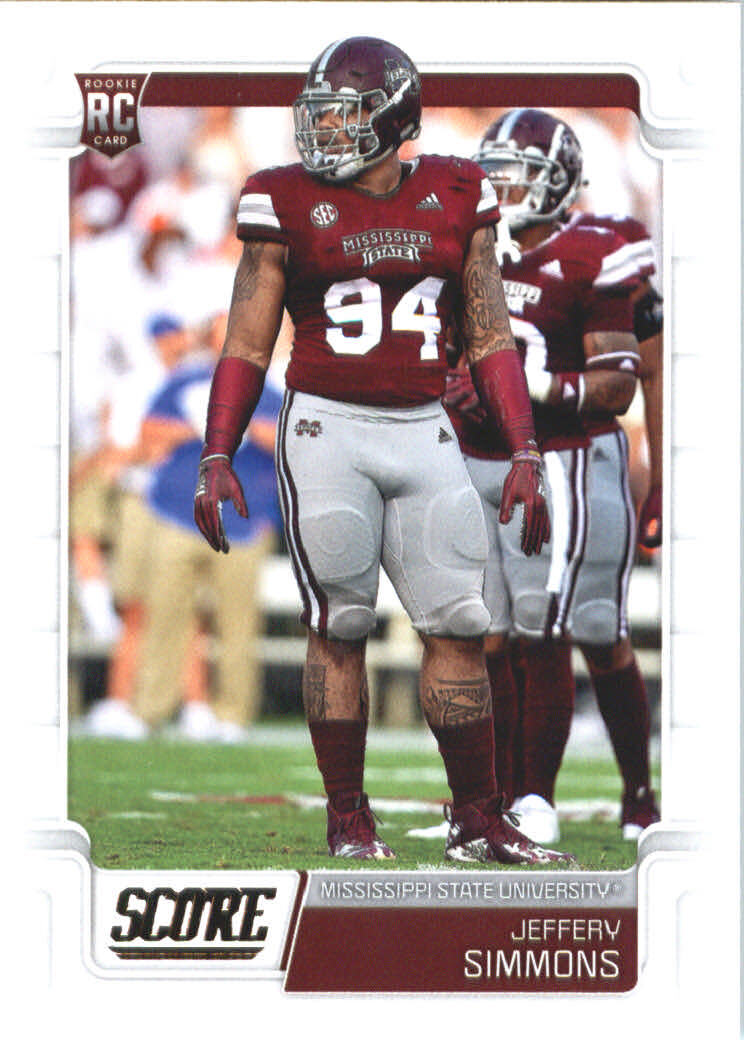 2019 Score #397 Jeffery Simmons RC