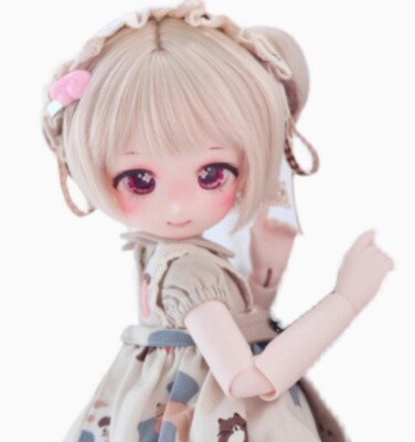 1/4 BJD Doll SD DIY MSD Girl Smile Ruby Normal Color Y1-Free Face Make UP+Eyes